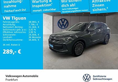 VW Tiguan Volkswagen 2.0 TDI DSG Life Navi AHK Sprachassistent Rückfahrkamera Spurwechselassistent