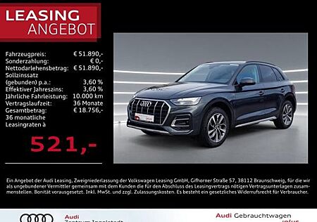 Audi Q5 45 TFSI qu Pano AHK ACC Kameras 19 Advanced