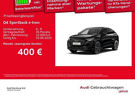 Audi Q4 e-tron Q4 Sportback 45 e-tron qu. NAVI/WÄRMEPUMPE/LM20