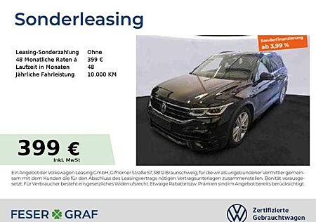 VW Tiguan Volkswagen R 2.0 TSI DSG Navi LEDER AHK Kamera LED S