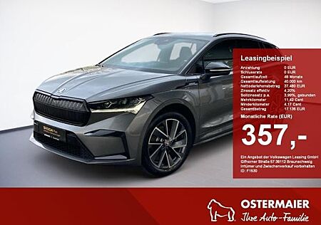 Skoda Enyaq SportLine 60 MATRIX.NAV.ACC.KAM.SHZ.WÄRMEP.SideA.SignA.MEMO.eHECK.LKR-HEIZ.AMBIENTE
