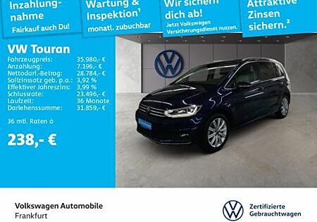 VW Touran Volkswagen 2.0 TDI DSG Highline Navi LED DAB+ FrontAssist