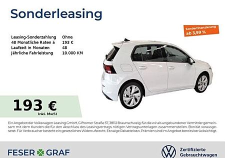 VW Golf Volkswagen 8 Life 1.5 TSI APP Pano LED SiHz
