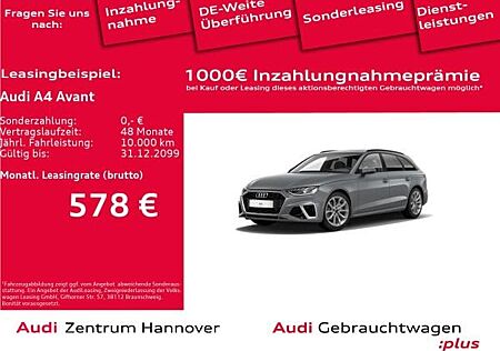 Audi A4 Avant 35 TFSI S line Pano Interieur-Paket S-Line LED virtual Cockpit plus