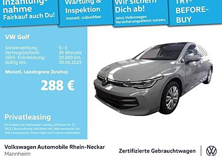 VW Golf Volkswagen VIII 1.5 eTSI Life DSG GAR.2029 App-Connect Pano LED