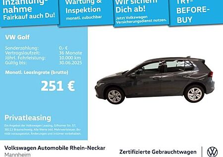 VW Golf Volkswagen VIII 1.5 eTSI DSG life GAR.2029 Navi Heapd-Up Display uvm