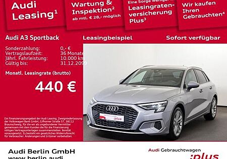 Audi A3 Sportback Advanced 35 TDI S tr. PDC AHK LED