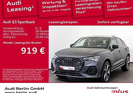 Audi Q3 Sportback S line 45 TFSI quattro S tronic