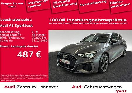 Audi A3 Sportback 35 TFSI S line virtual LED Navi Teilleder