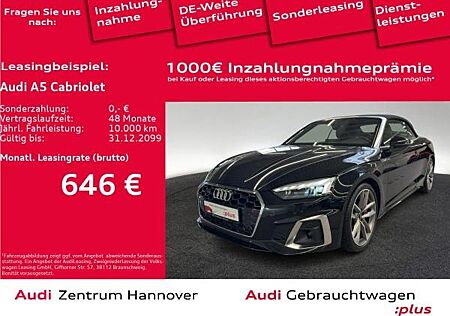 Audi A5 Cabriolet 45 TFSI quattro S line HuD Matrix Kamera Memory