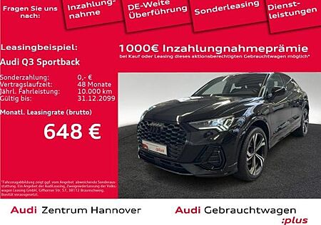 Audi Q3 Sportback 45 TFSI quattro S line Standh. Pano Matrix virtual