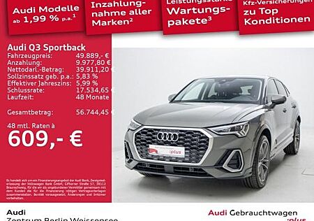 Audi Q3 Sportback 45 TFSI S-TRO*QUA*S-LINE*AHK*STAND*