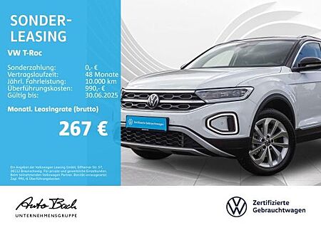 VW T-Roc Volkswagen 1.5 TSI DSG Style, Navi, LED, ParkAssist, App-Connect, Digital Cockpit Pro