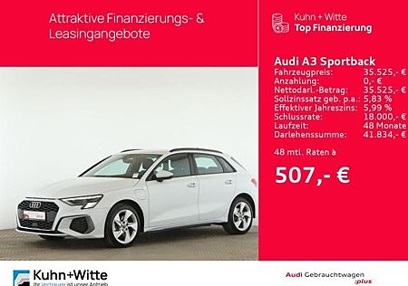 Audi A3 Sportback 40 TFSIe S line *Hybrid*ACC*Matrix*MMI-Plus*