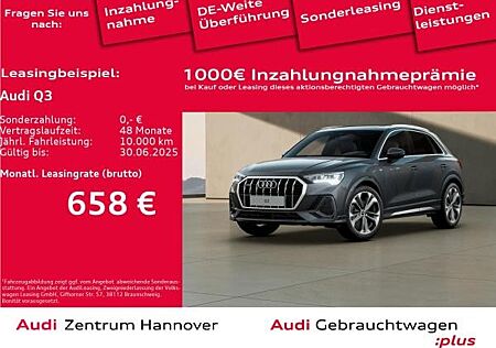 Audi Q3 45 TFSI quattro SlinePano Matrix AHK Kamera