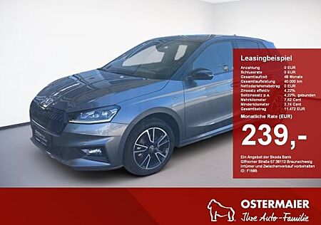 Skoda Fabia Monte Carlo 1.0TSI DSG.NAV.FernA.ViCo.ACC.LED.SHZ.ASSISTED.WSS/LKR-HEIZ.KESSY.LaneA