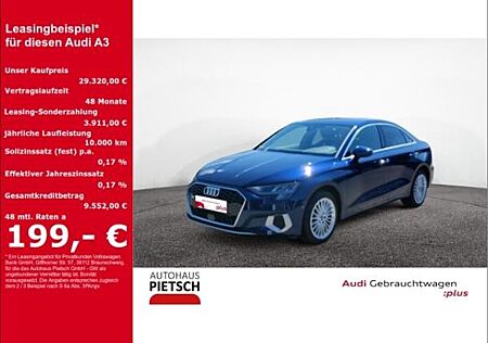 Audi A3 Limo 35 TFSI advanced Parklenk Sitzheizung
