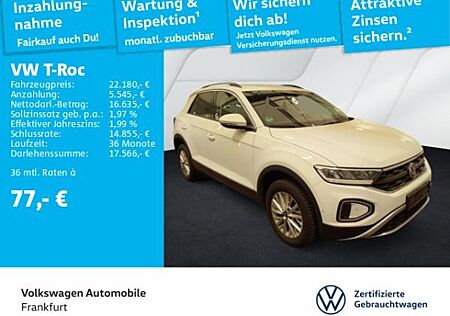 VW T-Roc Volkswagen 1.0 TSI Life Navi LED DAB+ FrontAssist