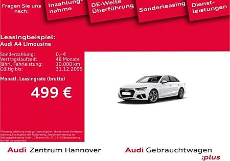 Audi A4 Limousine S line 40 TDI qu. LED Navi Phone Box