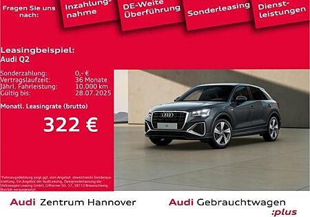 Audi Q2 S line 35 TFSI Matrix AHK Leder Phone Box