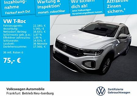 VW T-Roc Volkswagen 1.0 TSI Life Navi LED DAB+ FrontAssist