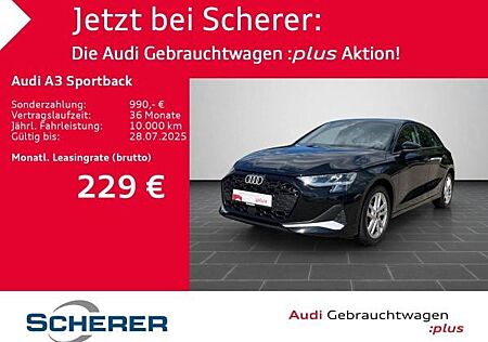 Audi A3 Sportback Advanced 35 TDI S-TRONIC * NUR BIS 28.07 * KAMERA AHK SONOS