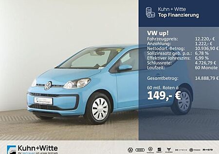 VW Up Volkswagen ! 1.0 MPI move *LED*RFK*Klima*Audio*Bluetooth*