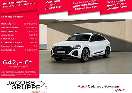 Audi Q8 Sportback e-tron 55 S line/Black+/Digi Matrix/Pano/AHK/22Z