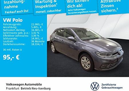VW Polo Volkswagen 1.0 TSI DSG Style Navi IQ.LIGHT - LED-Matrix-Scheinwerfer LED Heckleuchten Sitzheizung