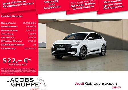 Audi Q4 e-tron Sportback 45 qu. 2xS line/Black/Pano/Sonos/Matrix/HuD/AHK