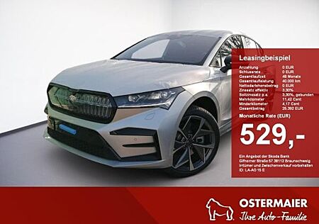 Skoda Enyaq Coupe RS Suite CRYSTAL.HUD.PANO.WÄRME-P.AHK.MATRIX.NAV.KAM.CANTON.TRAVEL.4xSHZ.eHECK