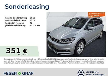 VW Touran Volkswagen Highline 2.0 TDI DSG Navi AHK Kamera LED SiHz