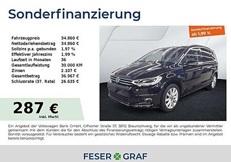 VW Touran Volkswagen Highline 2.0TDI 110kW DSG Kamera 7-Sitze