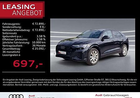 Audi Q8 45 TDI qu MATRIX Luft AHK HuD Optik-schw. 21"