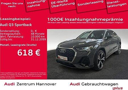 Audi Q3 Sportback 45 TFSIe Kamera virtual Teilleder LED