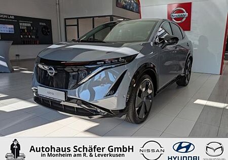 Nissan Ariya EVOLVE 87kWh 242PS 20''-Alu HUD El. Panodach Navi Leder Digitales Cockpit