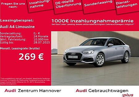Audi A4 Limousine 30 TDI ACC Kamera Navi LED virtual