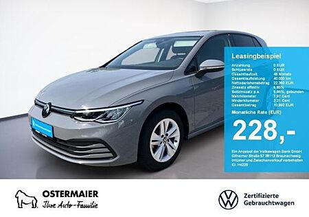 VW Golf Volkswagen VIII LIFE 1.0TSI 5J-G LED.STDHZG.ACC.NAVI.SITZHZG