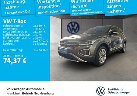 VW T-Roc Volkswagen 1.5 TSI DSG Style Navi LEDPlus DAB+ FrontAssist