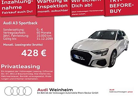 Audi A3 Sportback 40 TFSIe 2x S-Line LED S-tronic uvm