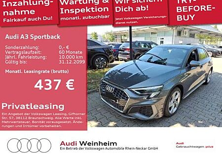 Audi A3 Sportback 40 TFSIe S-Line LED S-tronic uvm