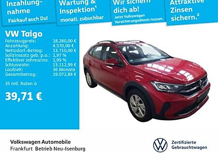 VW Taigo Volkswagen 1.0 TSI Life FrontAssist LED DAB+