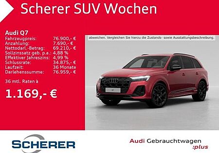 Audi Q7 SUV S line 45 TDI PANO B&O 7-SITZER MATRIX OPTIK SCHWARZ+