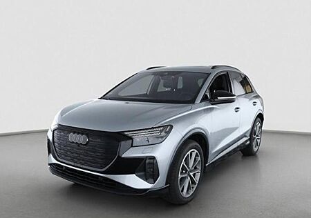 Audi Q4 e-tron 55 quattro, AHK, Leder, Optikpaket Schwarz, Matrix, 8-Fach bereift
