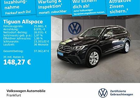VW Tiguan Allspace Volkswagen 2.0 TDI DSG Life 7Sitze Navi LED DAB+