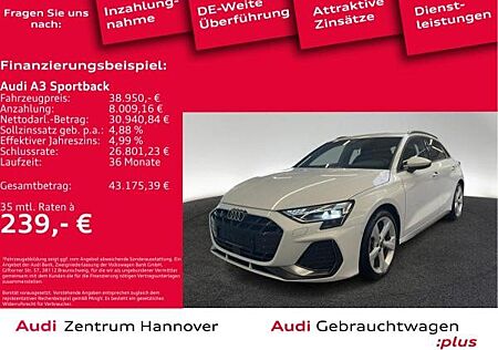 Audi A3 Sportback 35 TFSI S line AHK SONOS Kamera Navi LED