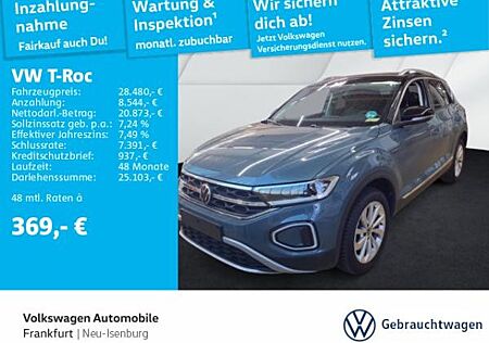 VW T-Roc Volkswagen 1.5 TSI DSG Style Navi AHK Sprachbedienung Spurhalteassistent