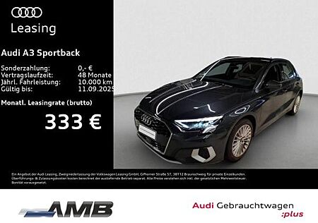 Audi A3 Sportback Advanced 40 TFSI e LED/Nav/01.29Garantie