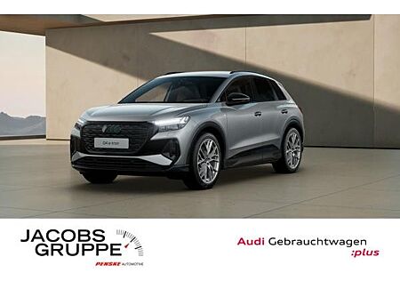 Audi Q4 e-tron 55 2xS line/Black+/Matrix/HuD/S-Sitze/Wärmepumpe/AHK/21Zoll