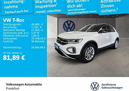 VW T-Roc Volkswagen 1.5 TSI DSG Style Navi AHK Sprachbedienung Spurhalteassistent